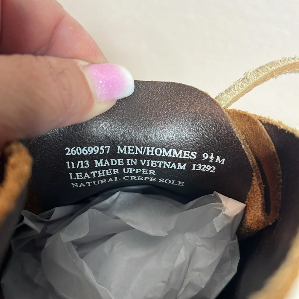 Clarks Originals Men’s Desert Trek Moc Toe Boots | Size 9.5M | Suede Leather - Picture 6 of 6